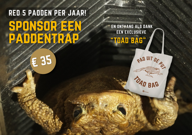 Sponsor een paddentrap